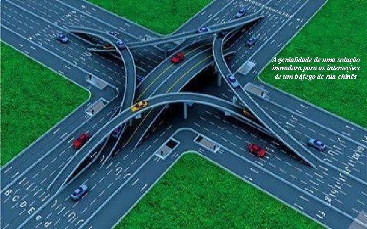A genialidade de uma solução inovadora para as interseções de um tráfego de rua