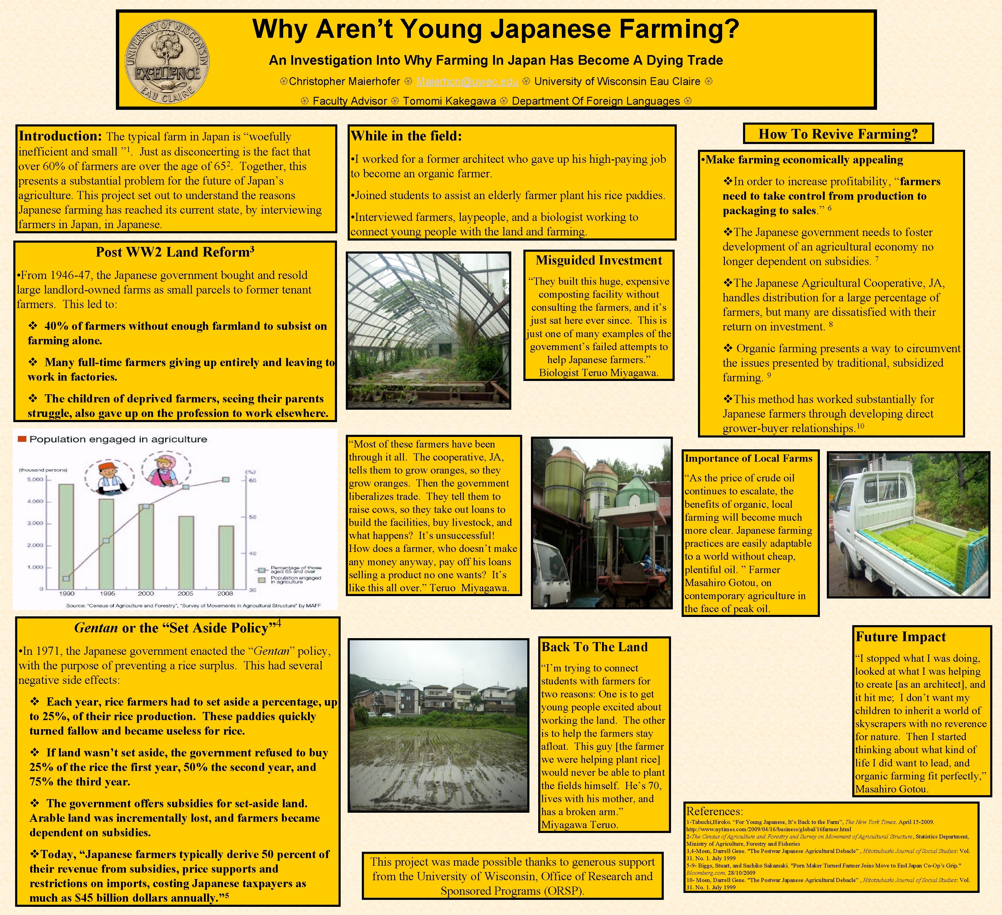 Why Aren’t Young Japanese Farming? An Investigation Into Why Farming In Japan Has Become