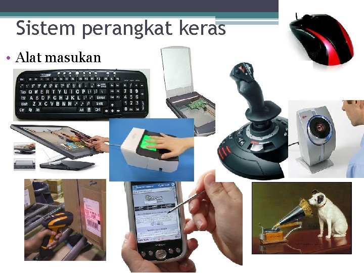 Sistem perangkat keras • Alat masukan 