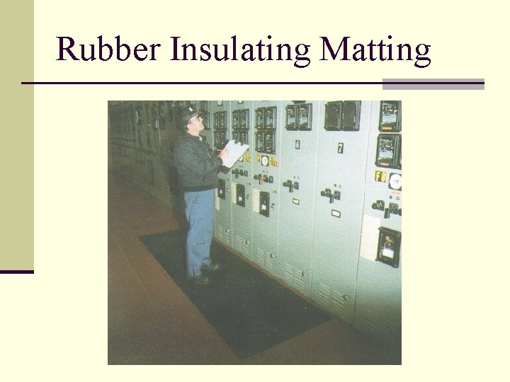 Rubber Insulating Matting 