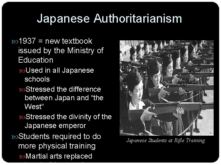 Japanese Authoritarianism 1937 = new textbook issued by the Ministry of Education Used in