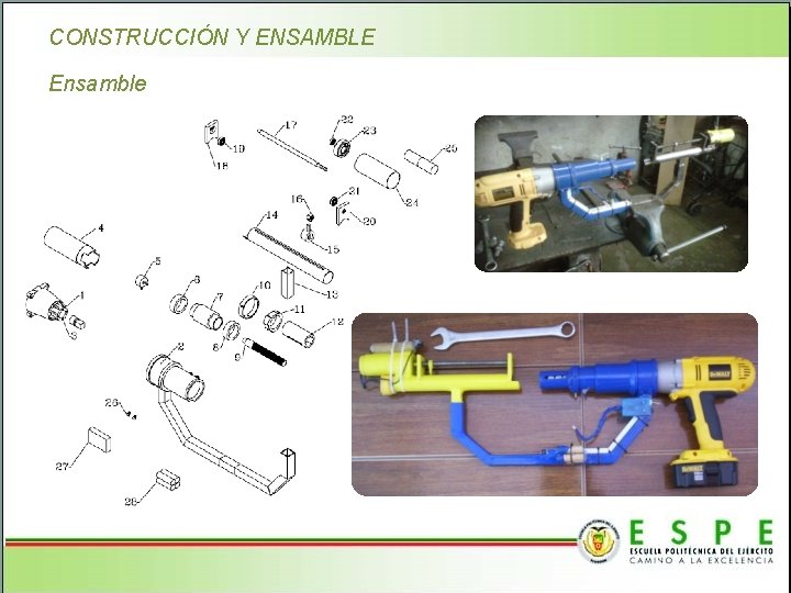 CONSTRUCCIÓN Y ENSAMBLE Ensamble 