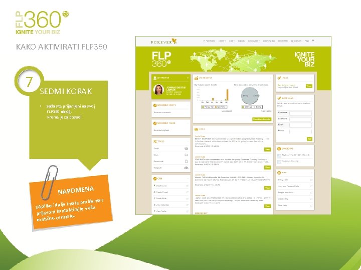 KAKO AKTIVIRATI FLP 360 7 SEDMI KORAK • Sada ste prijavljeni na svoj FLP