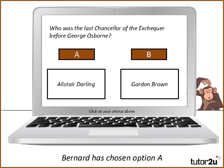 Who was the last Chancellor of the Exchequer before George Osborne? A B Alistair