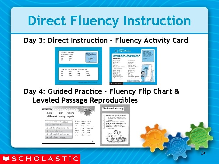 Direct Fluency Instruction Day 3: Direct Instruction - Fluency Activity Card Day 4: Guided