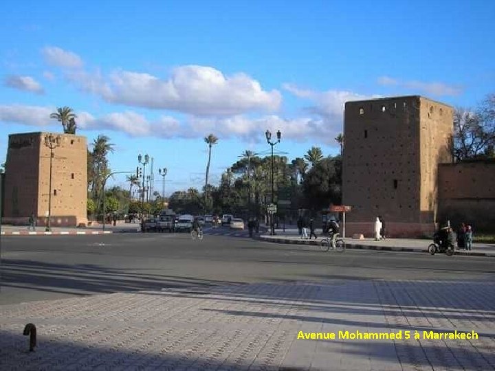 Avenue Mohammed 5 à Marrakech 