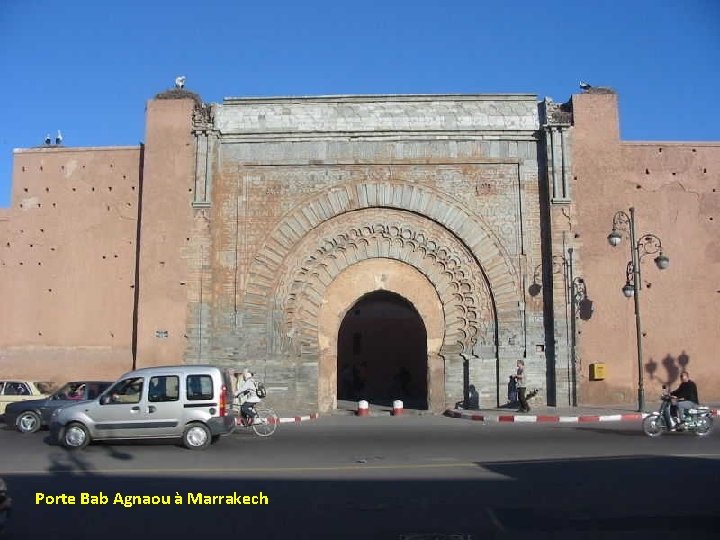 Porte Bab Agnaou à Marrakech 