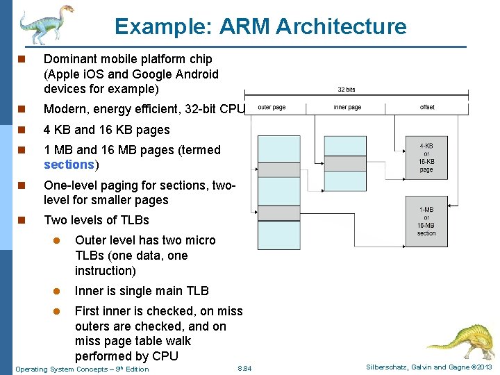 Example: ARM Architecture n Dominant mobile platform chip (Apple i. OS and Google Android