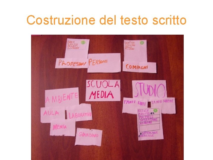 Costruzione del testo scritto 