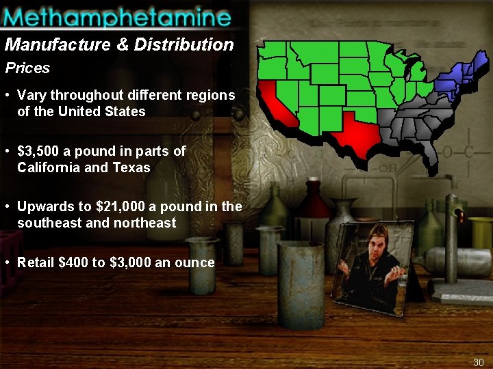 Manufacture & Distribution Prices • Vary throughout different regions of the United States •