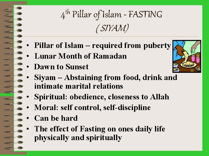 4 th Pillar of Islam - FASTING ( SIYAM) • • Pillar of Islam