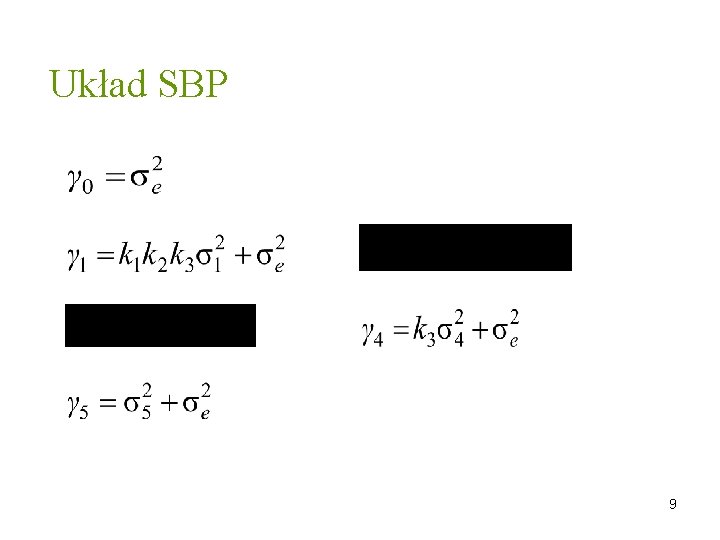 Układ SBP 9 