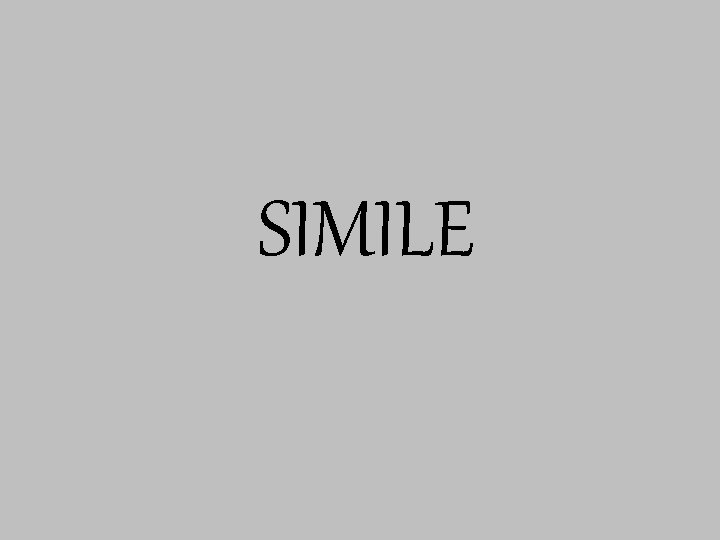 SIMILE 