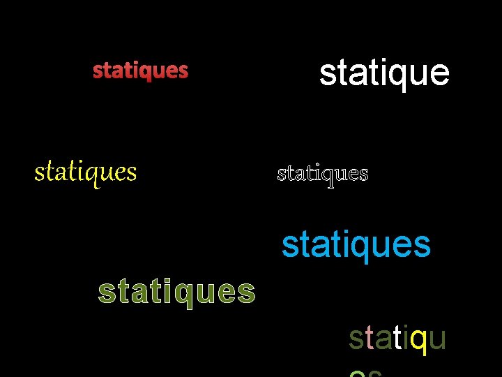 statiques statiques statiques statiqu 