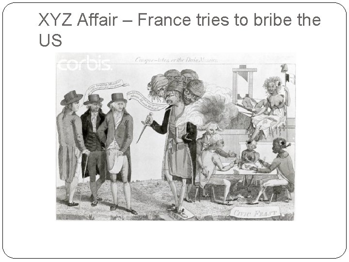 XYZ Affair – France tries to bribe the US 