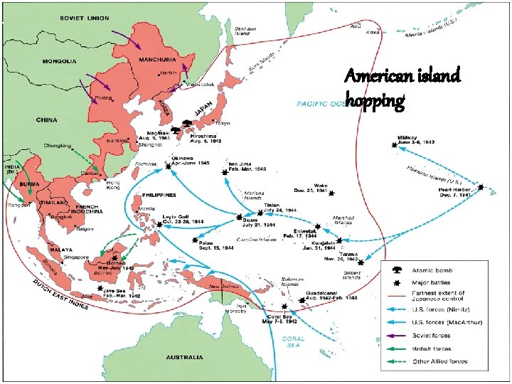 American island hopping 