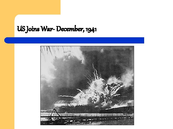 US Joins War- December, 1941 