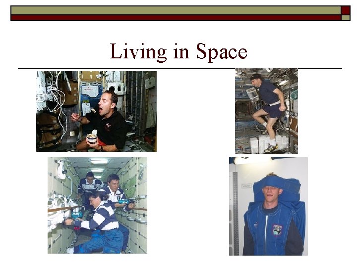 Living in Space 