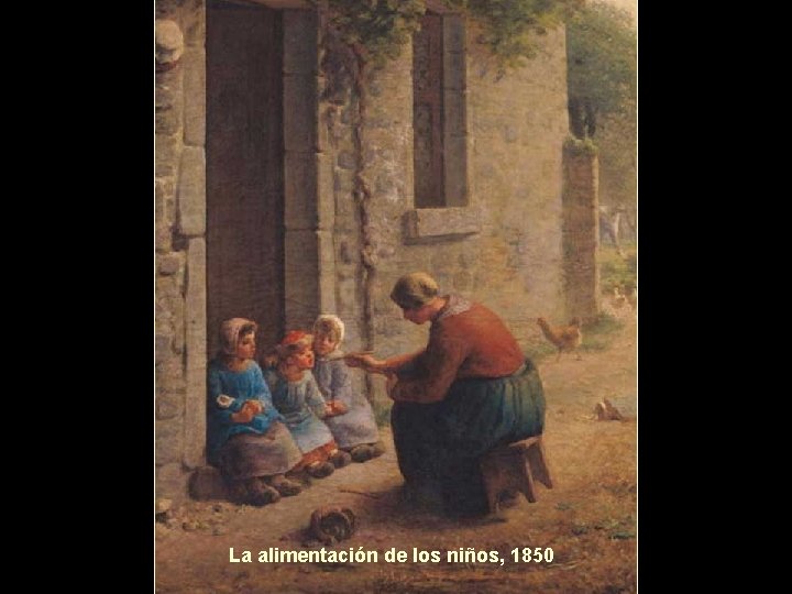 La alimentación de los niños, 1850 