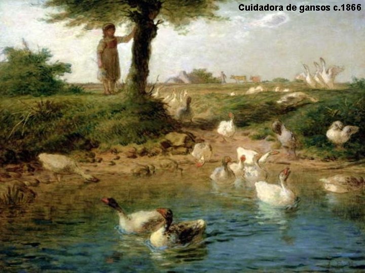 Cuidadora de gansos c. 1866 