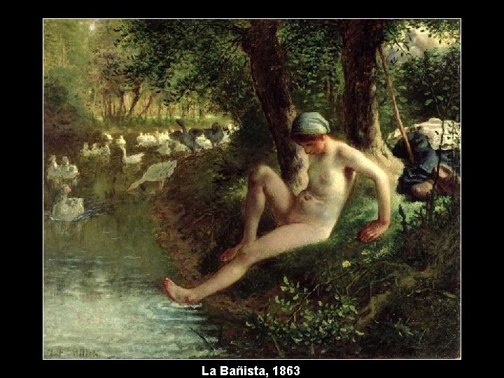 La Bañista, 1863 