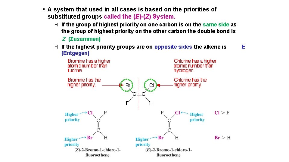 § A system that used in all cases is based on the priorities of