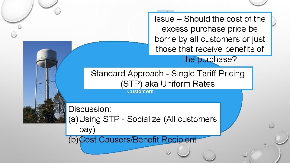 Issue – Should the cost of the Muni System –price Pry Vetbe excess purchase