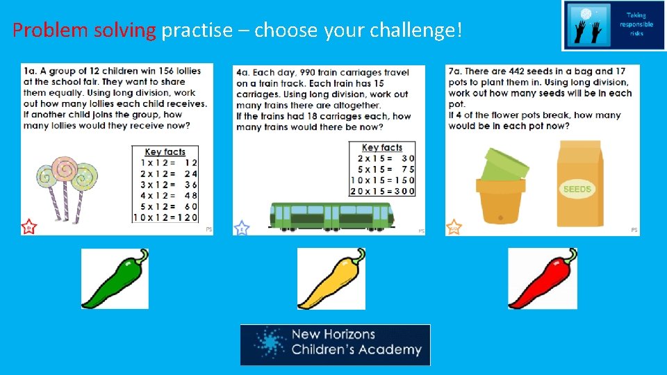 Problem solving practise – choose your challenge! 
