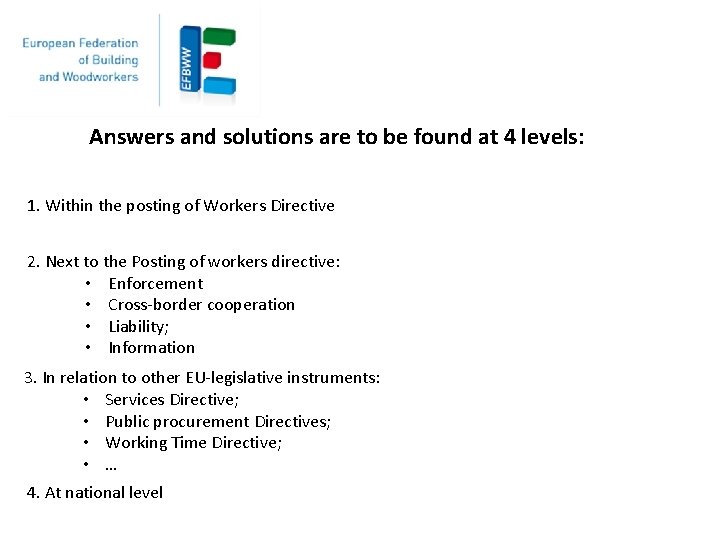 Answers and solutions are to be found at 4 levels: 1. Within the posting