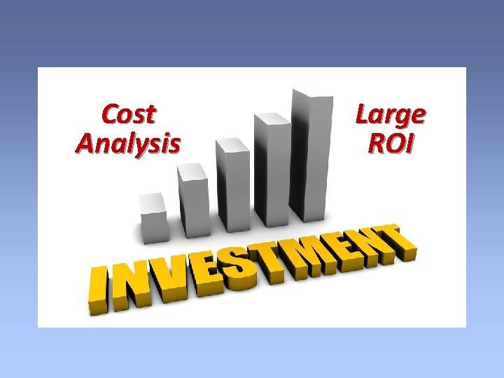 Cost Analysis Large ROI 