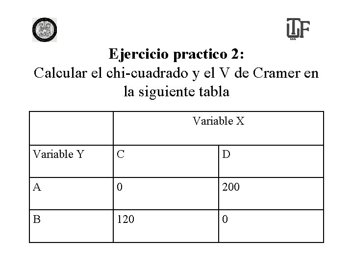 Ejercicio practico 2: Calcular el chi-cuadrado y el V de Cramer en la siguiente