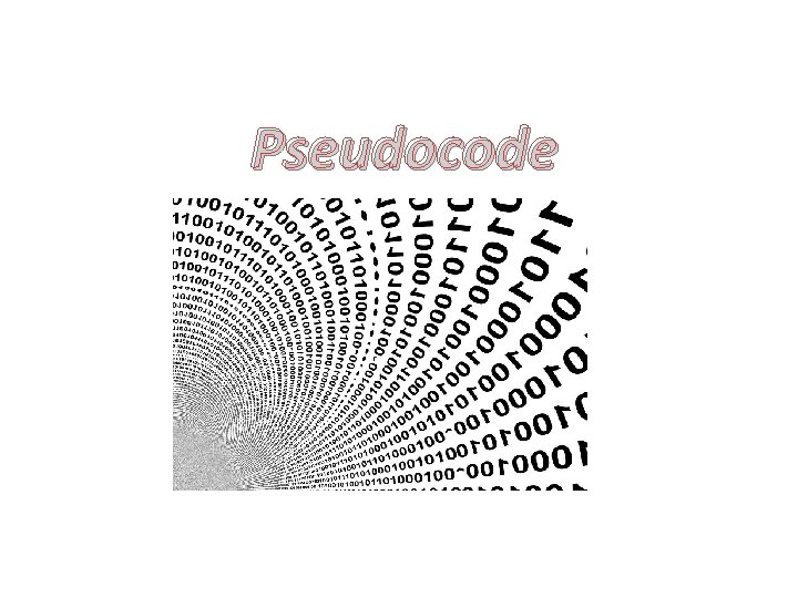 Pseudocode 