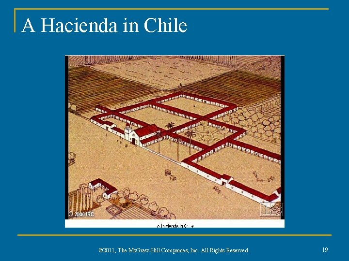 A Hacienda in Chile © 2011, The Mc. Graw-Hill Companies, Inc. All Rights Reserved.