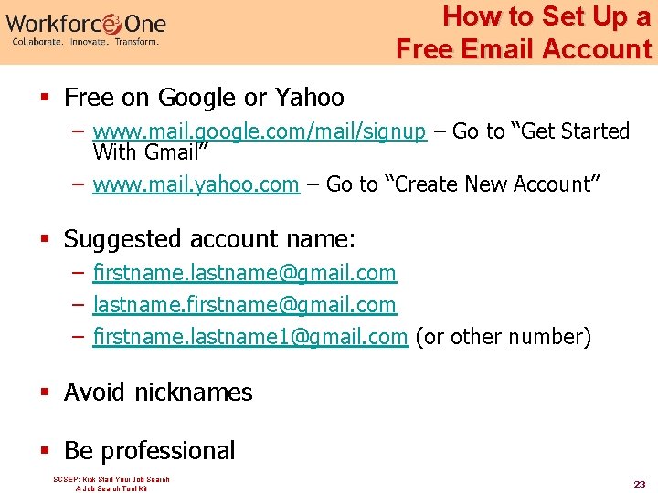 How to Set Up a Free Email Account § Free on Google or Yahoo