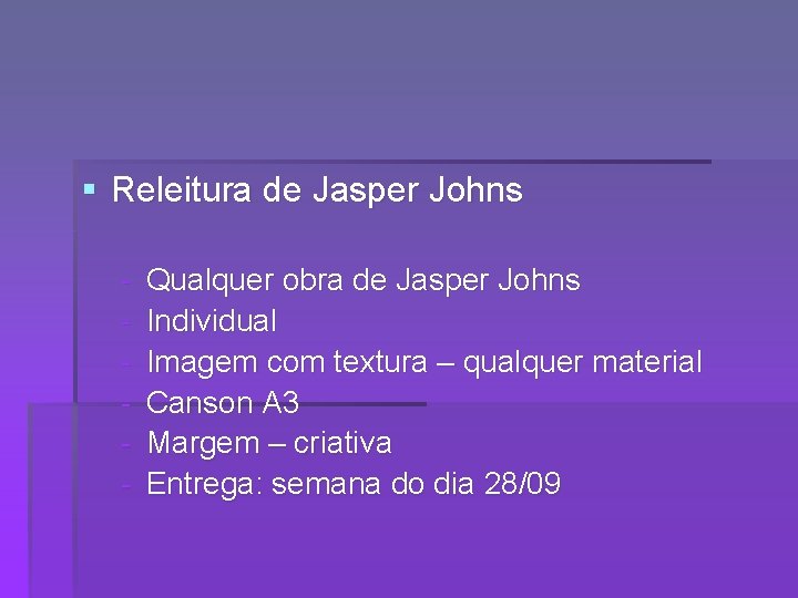 § Releitura de Jasper Johns - Qualquer obra de Jasper Johns Individual Imagem com