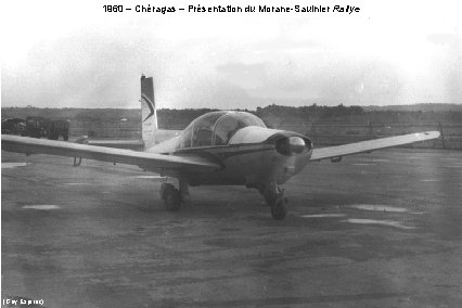 1960 – Chéragas – Présentation du Morane-Saulnier Rallye (Guy Espirac) 