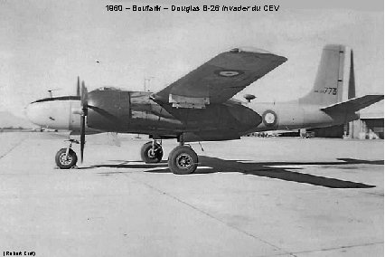 1960 – Boufarik – Douglas B-26 Invader du CEV (Robert Crot) 