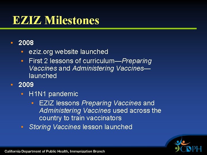 EZIZ Milestones • 2008 • eziz. org website launched • First 2 lessons of