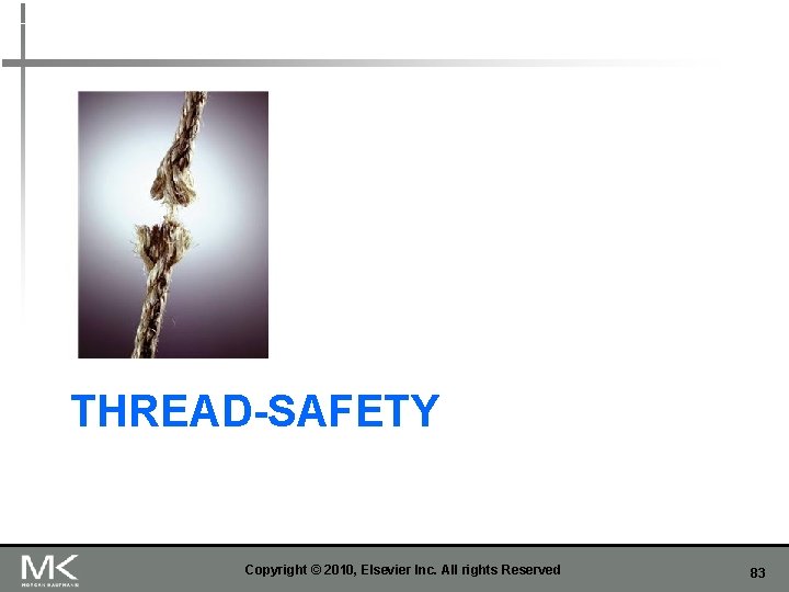 THREAD-SAFETY Copyright © 2010, Elsevier Inc. All rights Reserved 83 