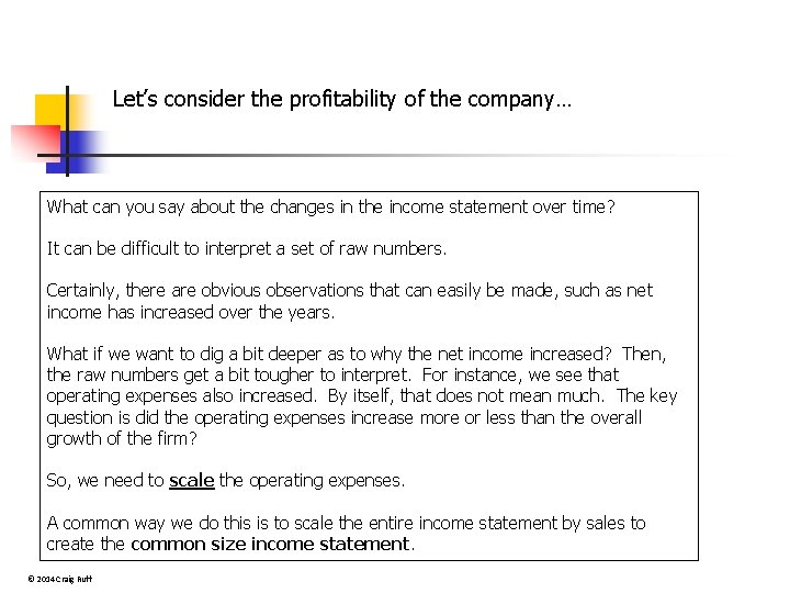 Let’s consider the profitability of the company… What can you say about the changes