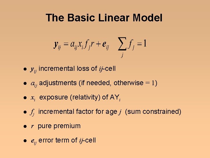 Regression Models and Loss Reserving Leigh J Halliwell