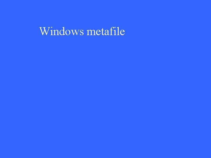 Windows metafile 