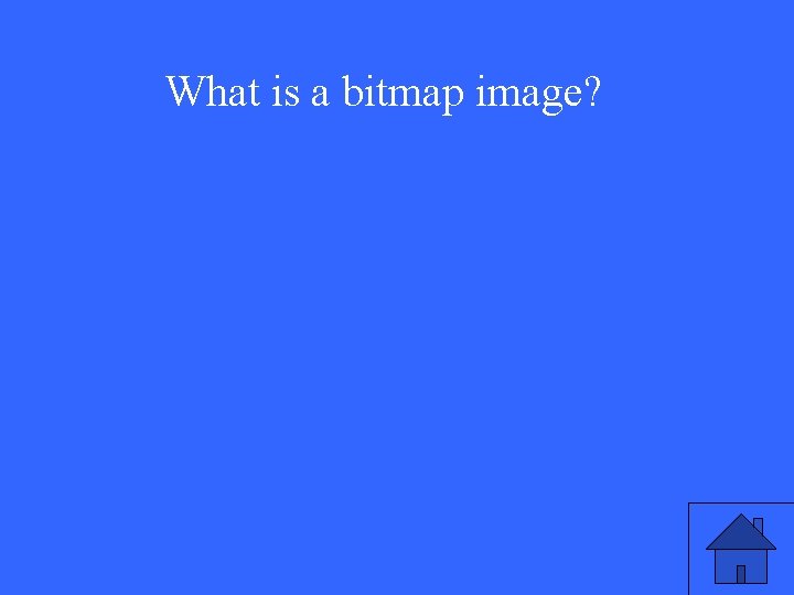 What is a bitmap image? 