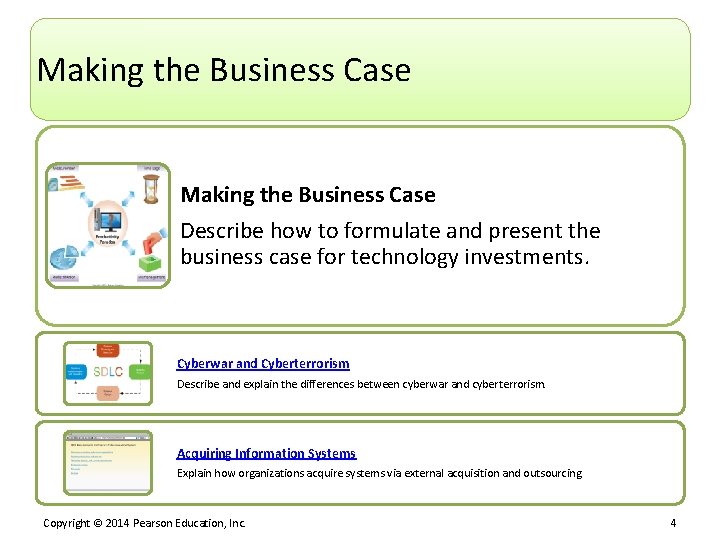 Making the Business Case Describe how to formulate and present the business case for