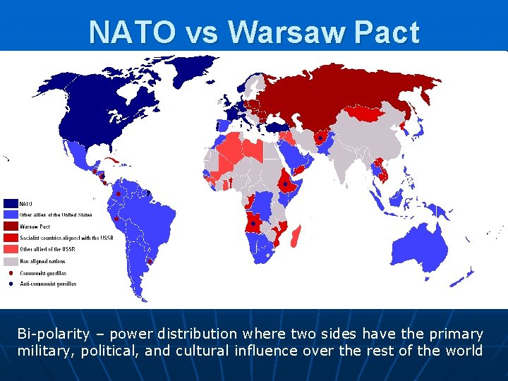 NATO vs Warsaw Pact Bi-polarity – power distribution where two sides have the primary NATO vs Warsaw Pact Bi-polarity – power distribution where two sides have the primary