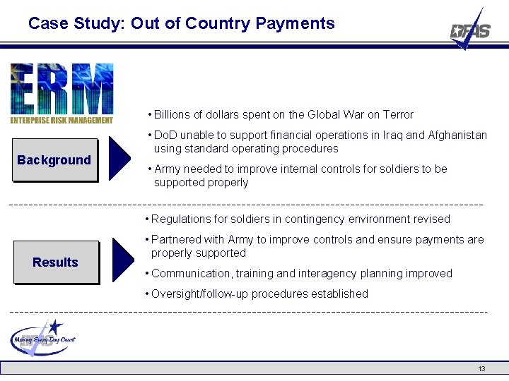 Case Study: Out of Country Payments • Billions of dollars spent on the Global