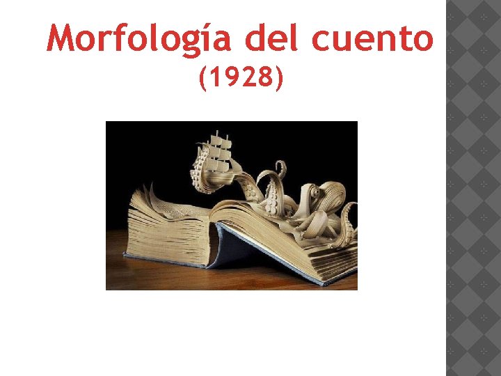 Morfología del cuento (1928) 