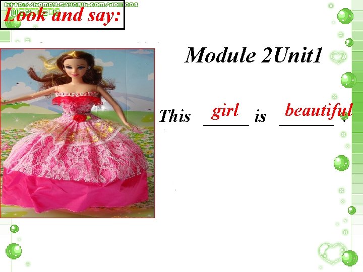 Look and say: Module 2 Unit 1 girl is ______ beautiful. This _____ computer