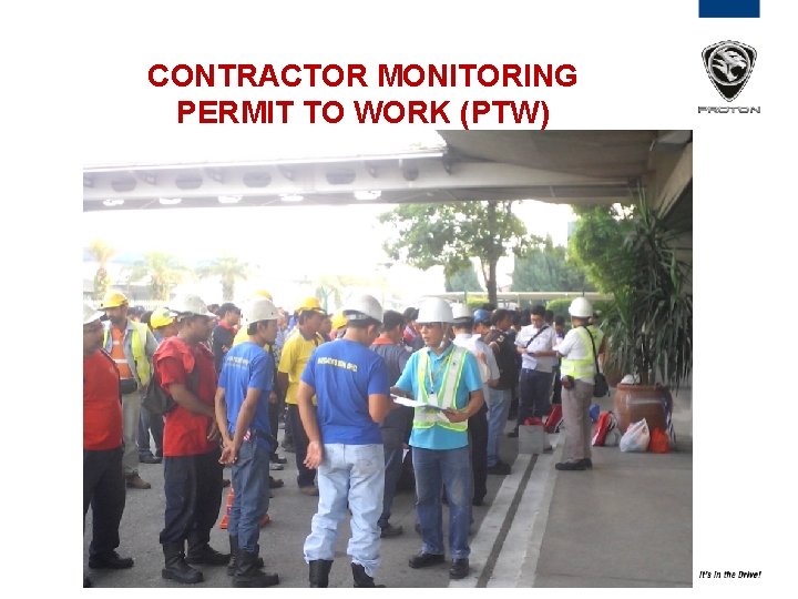 CONTRACTOR MONITORING PERMIT TO WORK (PTW) 
