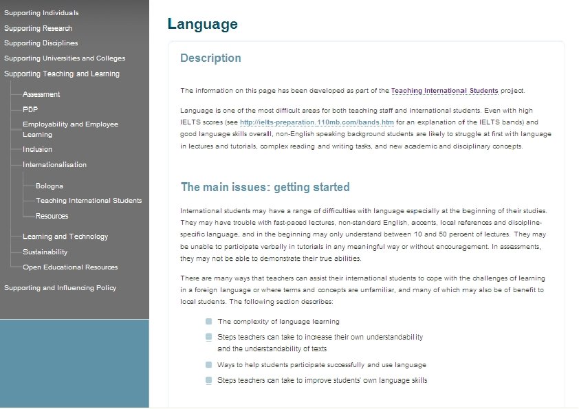 Teaching international students effective learning strategies for all